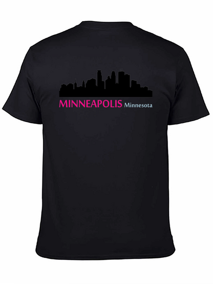 Minneapolis Skyline Graphic Tee - Black
