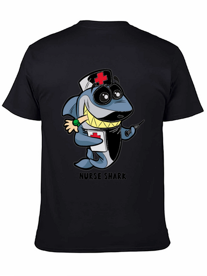 Nurse Shark Cartoon Graphic T-Shirt