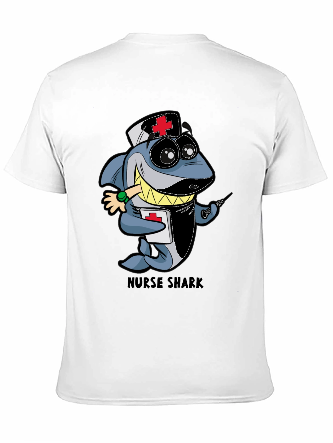 Nurse Shark Cartoon Graphic T-Shirt