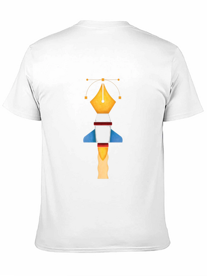 Graphic Designer Pen Rocket T-Shirt
