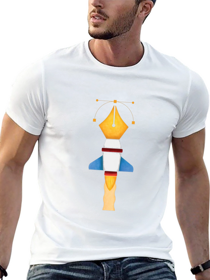 Graphic Designer Pen Rocket T-Shirt