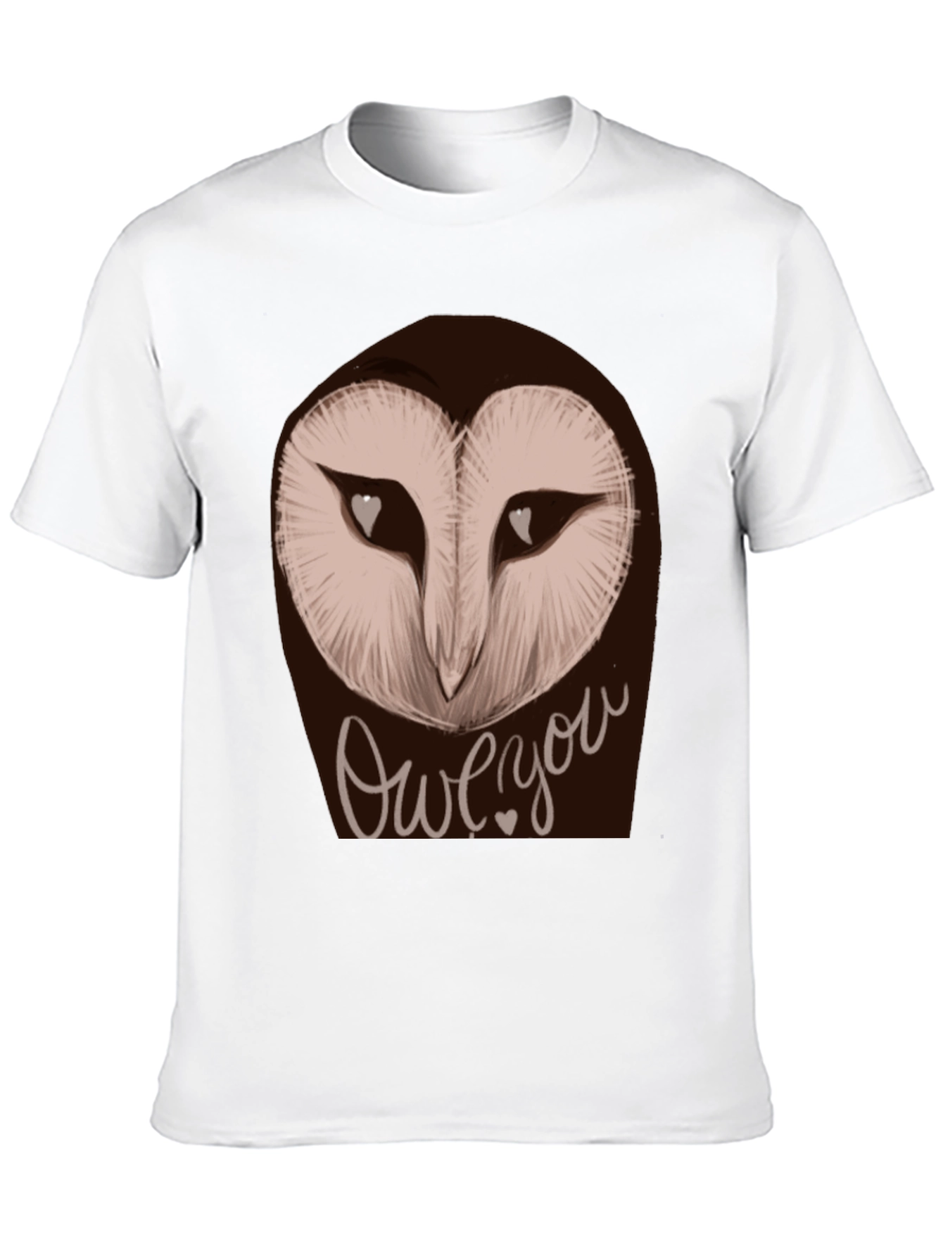 Owe You Owl Graphic Tee - Black Unisex T-Shirt