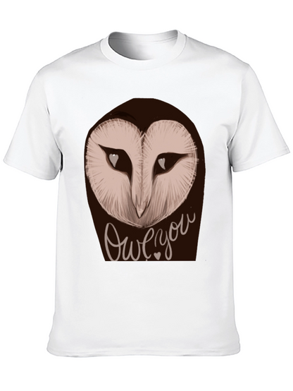 Owe You Owl Graphic Tee - Black Unisex T-Shirt