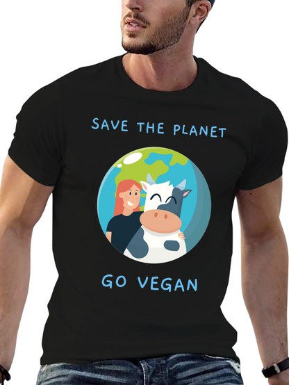 Vegan Save Planet T-Shirt
