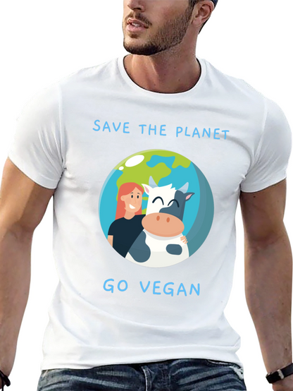 Vegan Save Planet T-Shirt