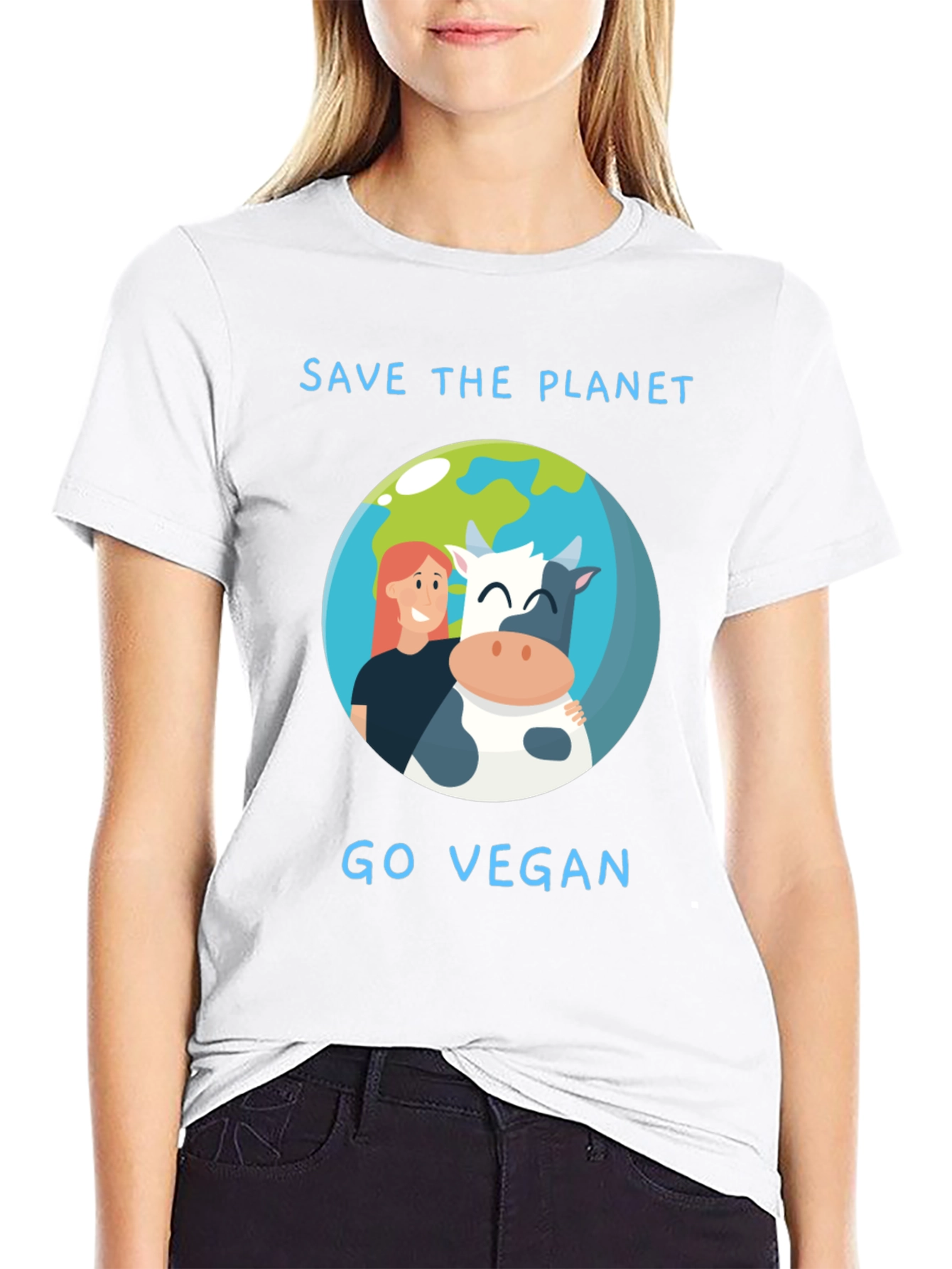 Vegan Save Planet T-Shirt
