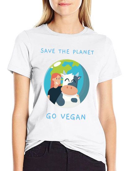 Vegan Save Planet T-Shirt