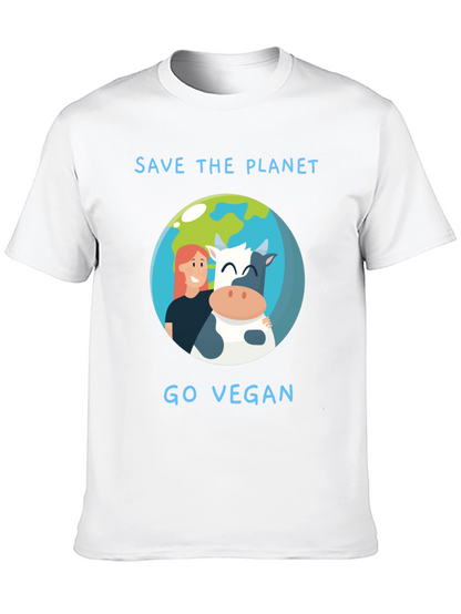 Vegan Save Planet T-Shirt