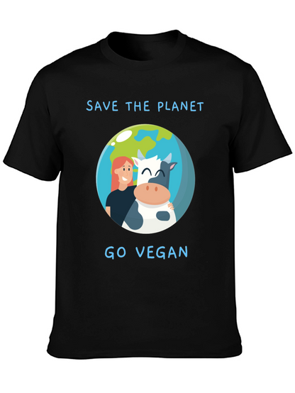 Vegan Save Planet T-Shirt