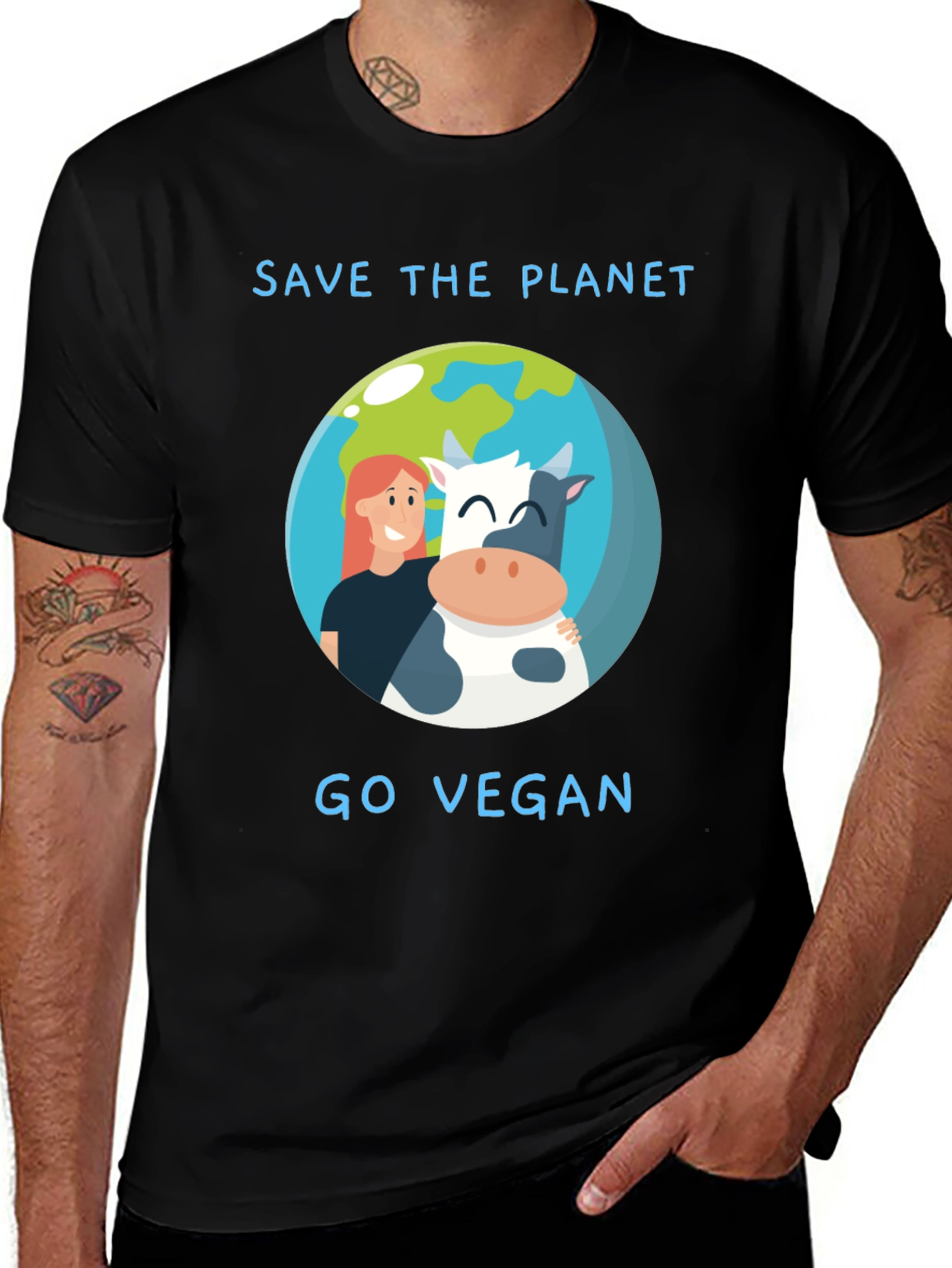 Vegan Save Planet T-Shirt