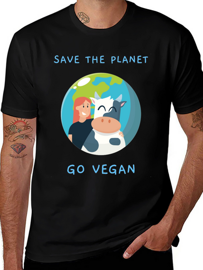 Vegan Save Planet T-Shirt