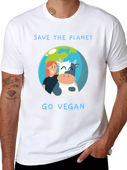 Vegan Save Planet T-Shirt