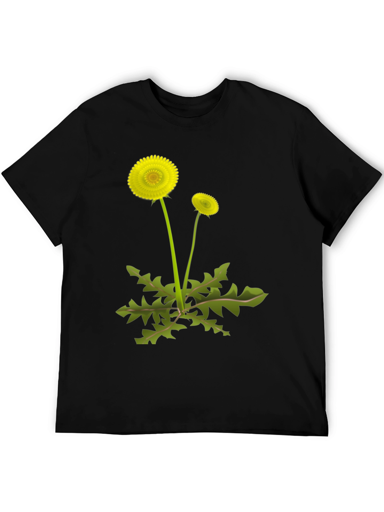 Dandelion Graphic Tee - Black