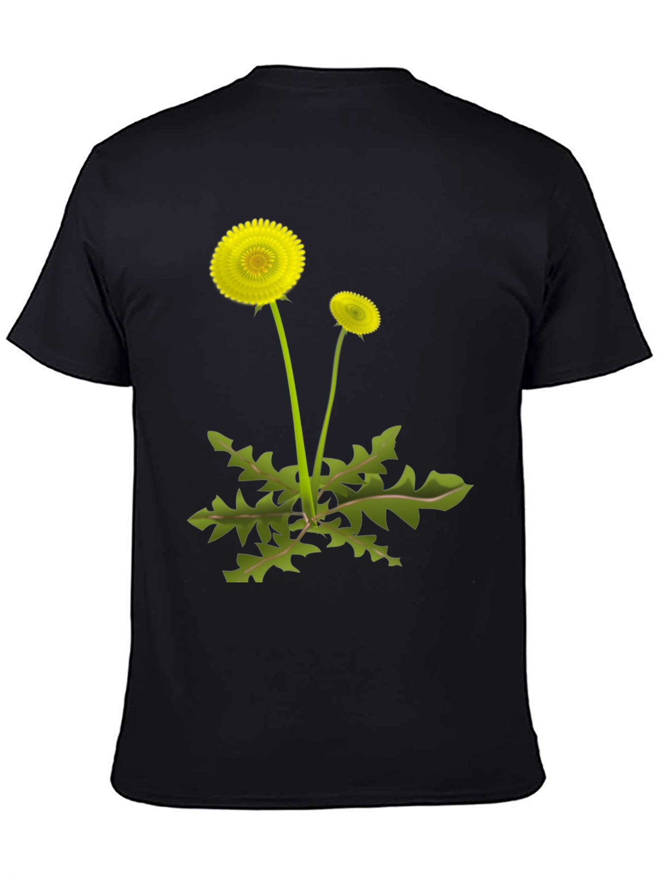 Dandelion Graphic Tee - Black