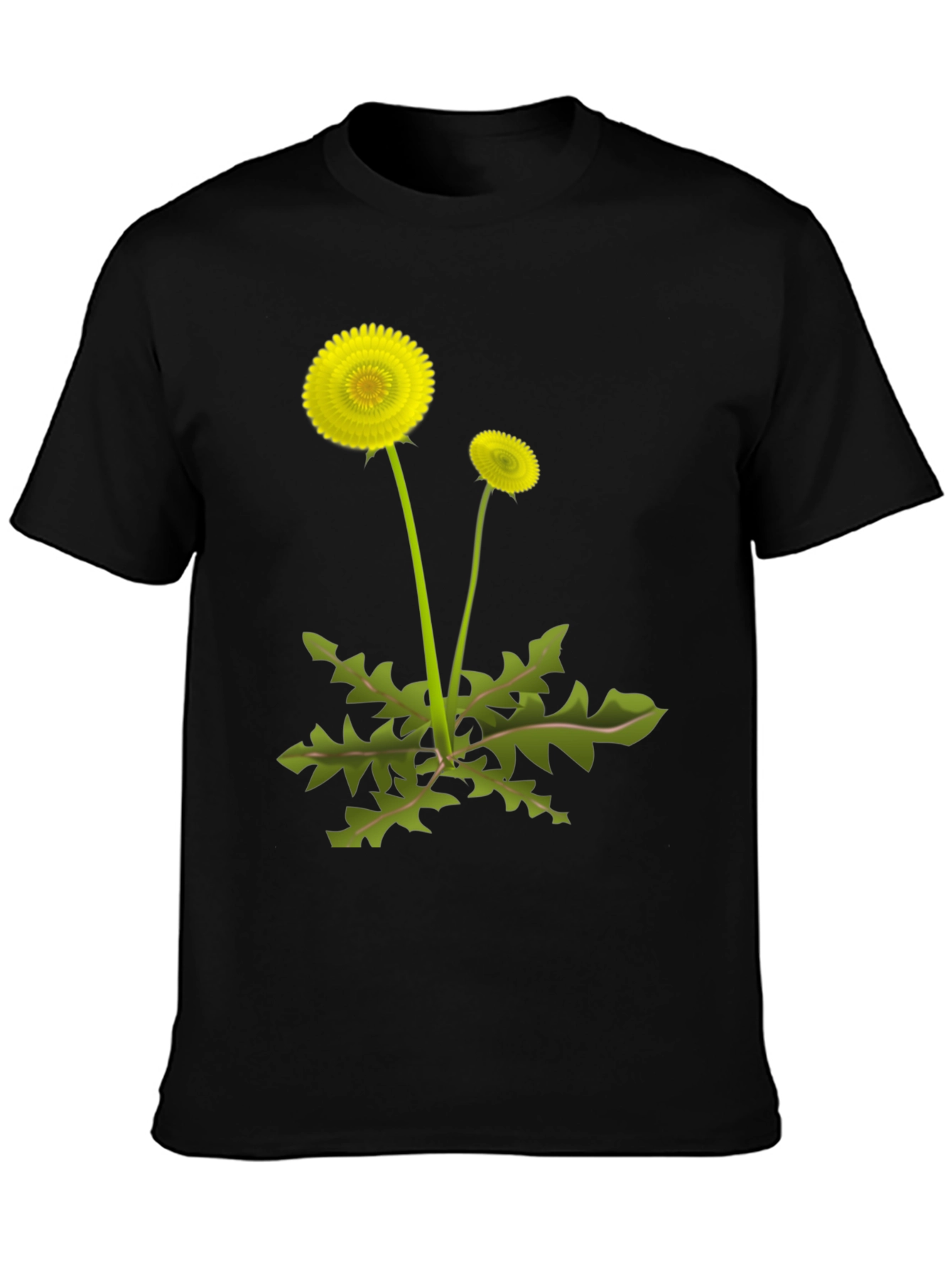 Dandelion Graphic Tee - Black