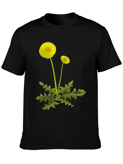 Dandelion Graphic Tee - Black
