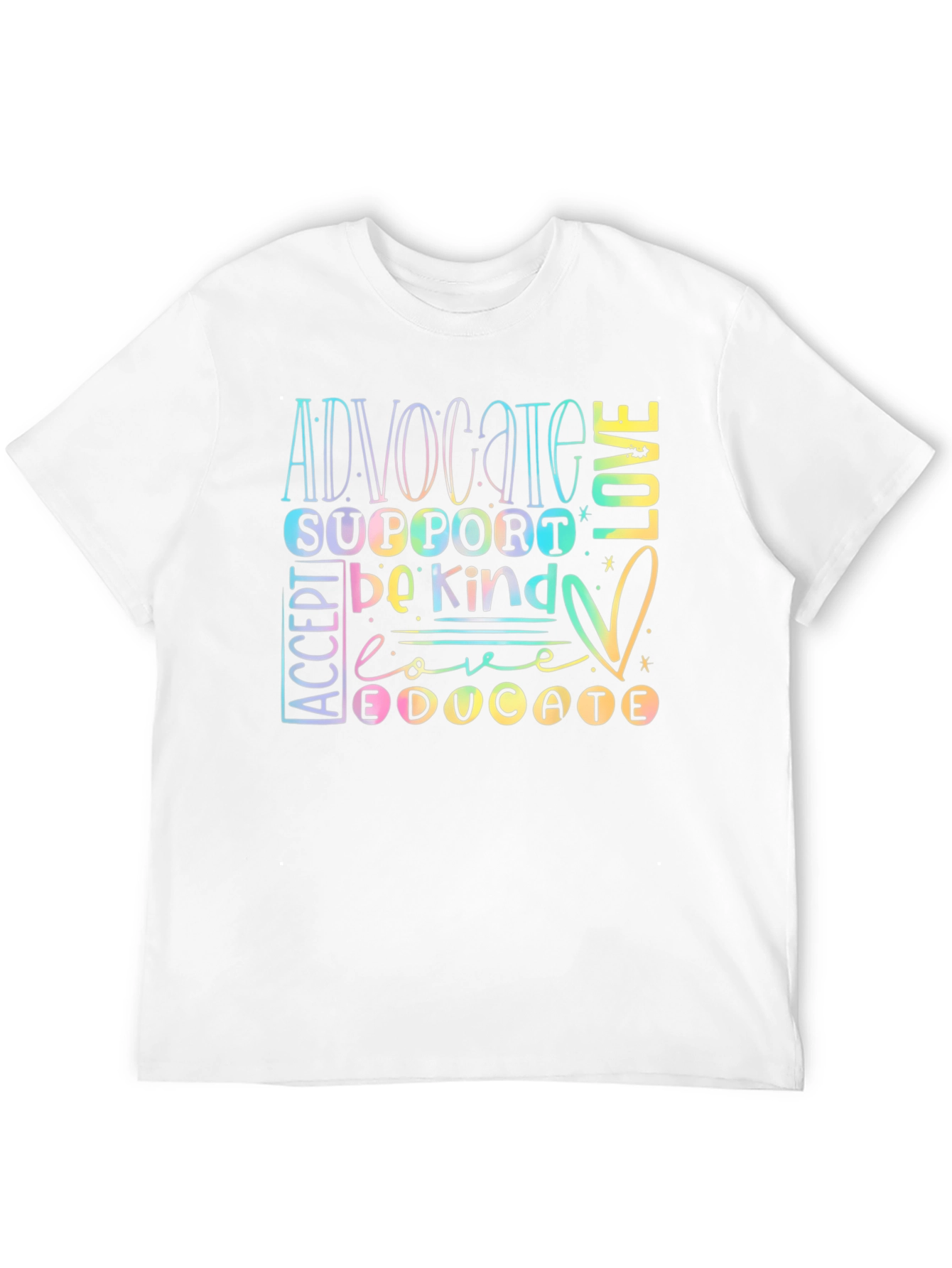 Advocate Love Be Kind T-Shirt - Autism Awareness