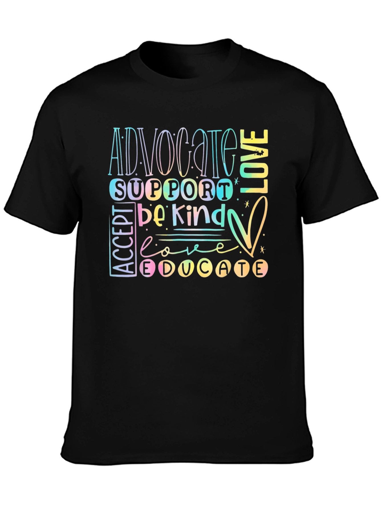 Advocate Love Be Kind T-Shirt - Autism Awareness