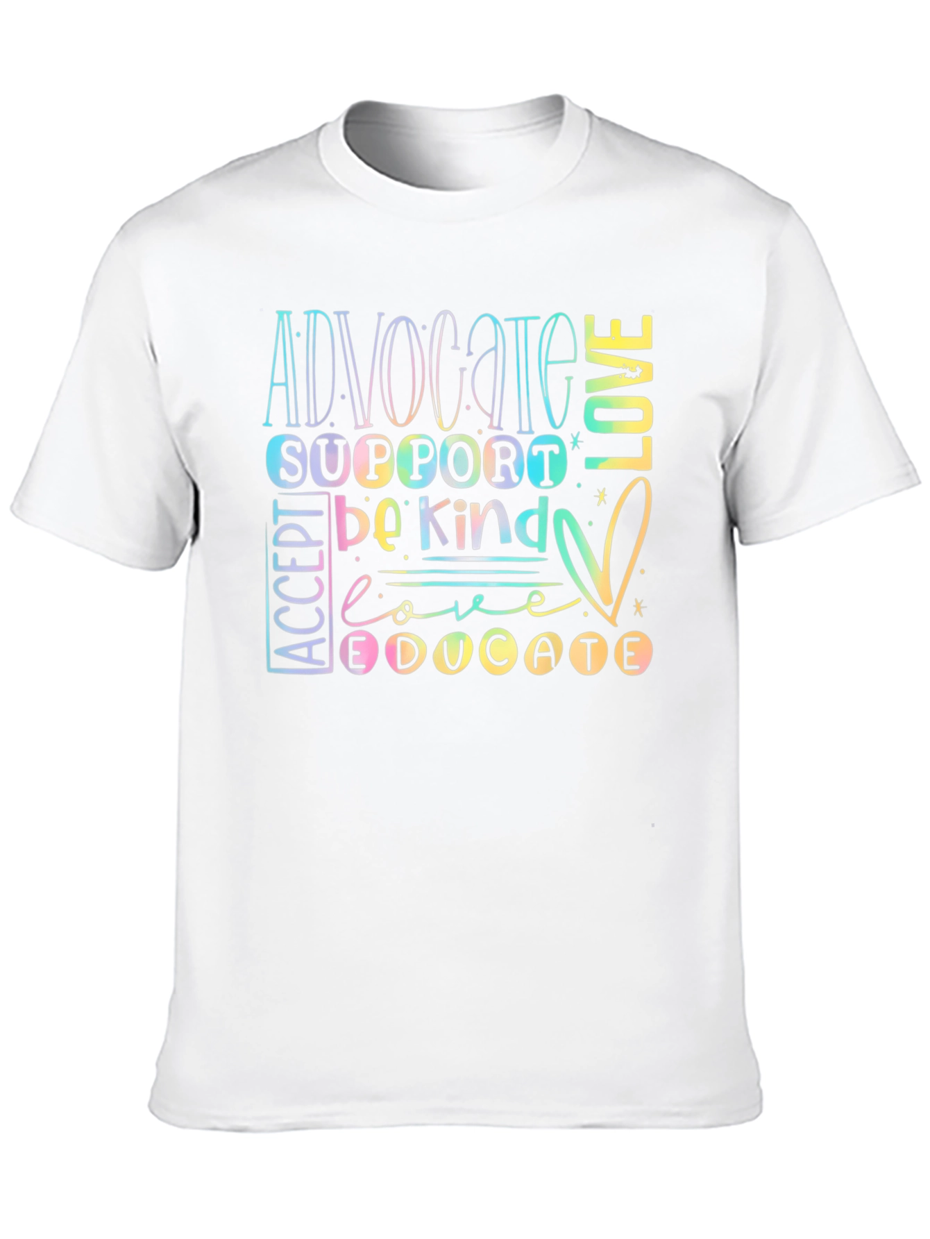 Advocate Love Be Kind T-Shirt - Autism Awareness