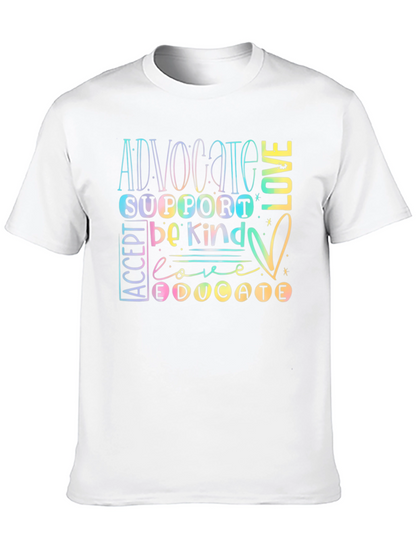 Advocate Love Be Kind T-Shirt - Autism Awareness
