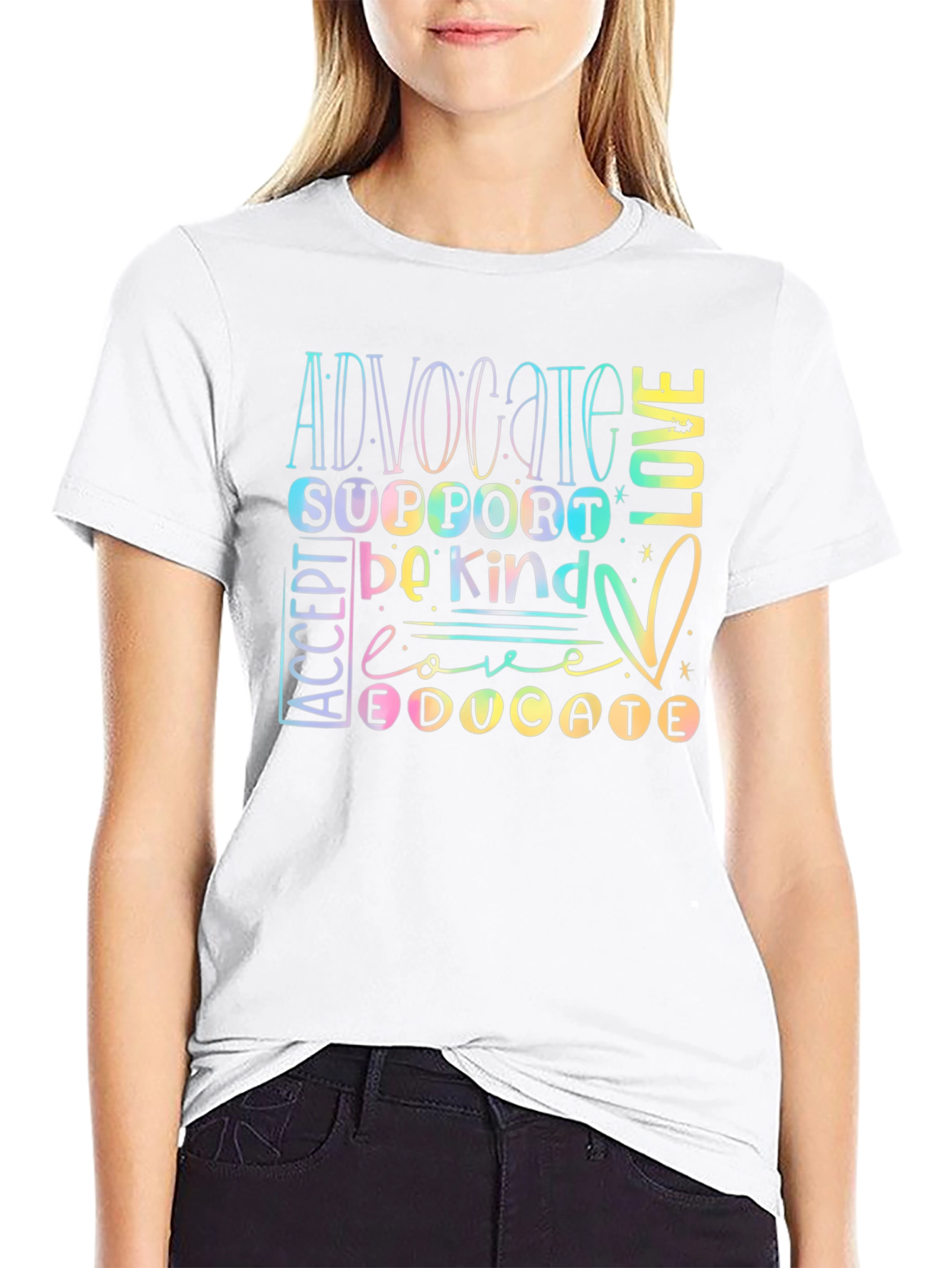Advocate Love Be Kind T-Shirt - Autism Awareness