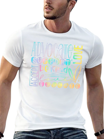 Advocate Love Be Kind T-Shirt - Autism Awareness