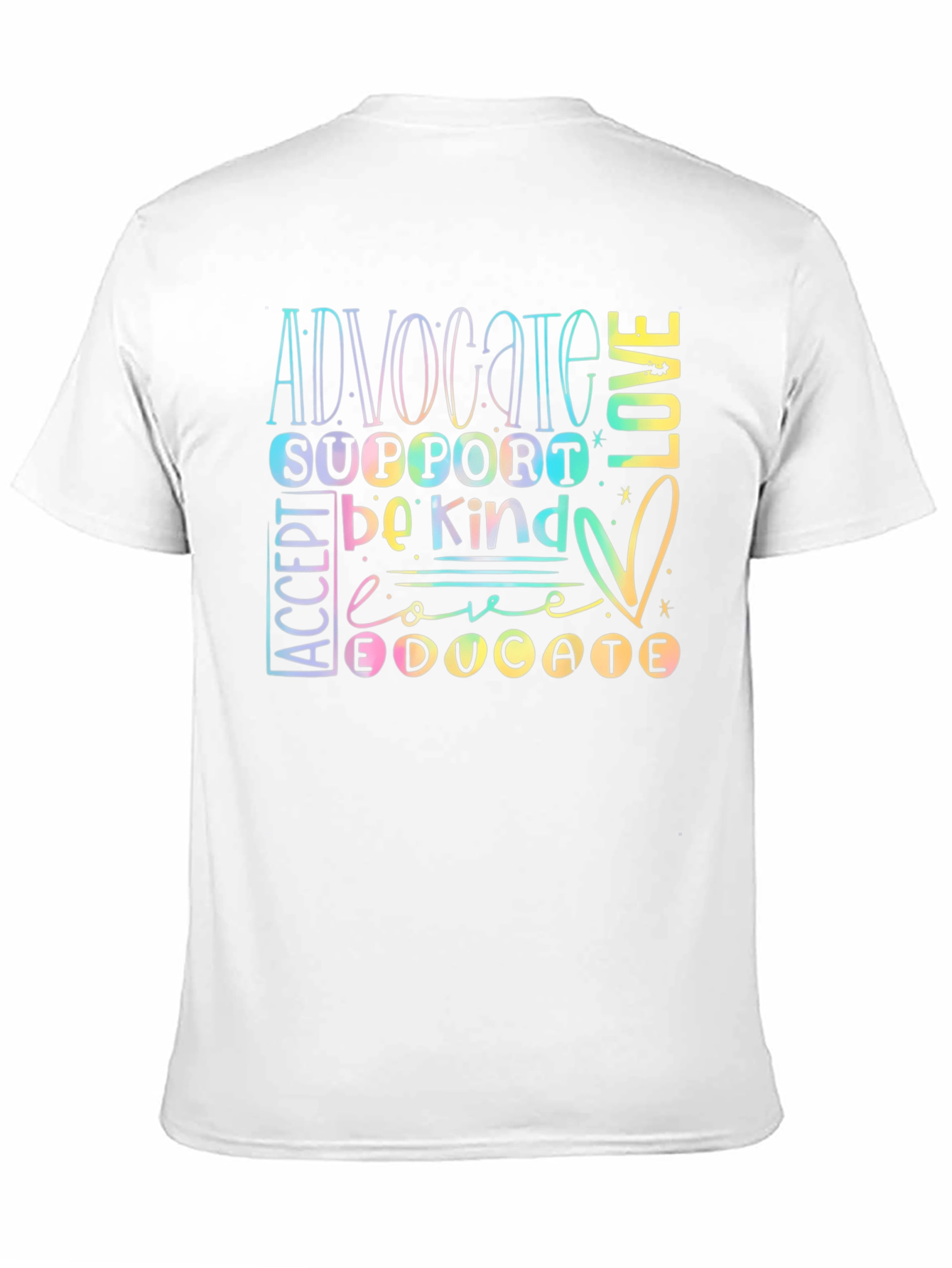 Advocate Love Be Kind T-Shirt - Autism Awareness