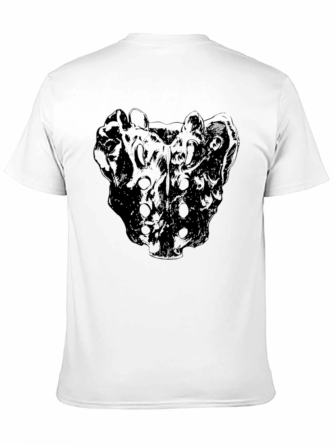 Abstract Graphic Print Crew Neck T-Shirt