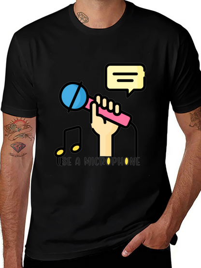 Use a Microphone T-Shirt