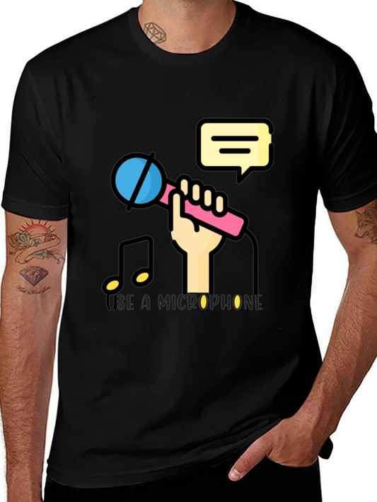 Use a Microphone T-Shirt