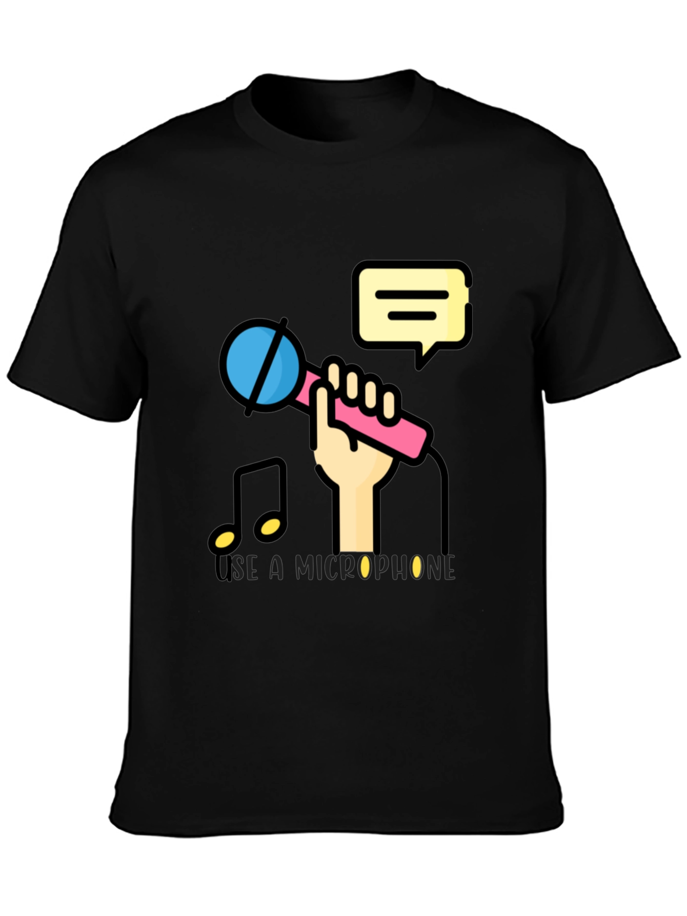Use a Microphone T-Shirt