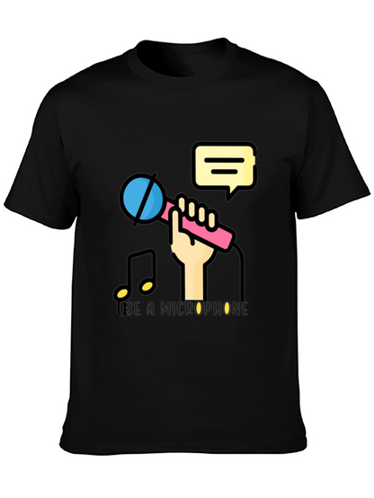 Use a Microphone T-Shirt
