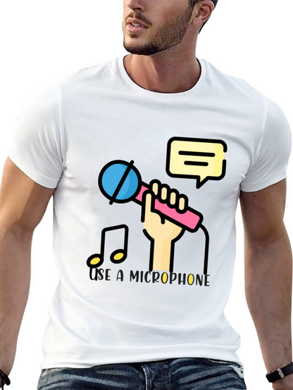 Use a Microphone T-Shirt