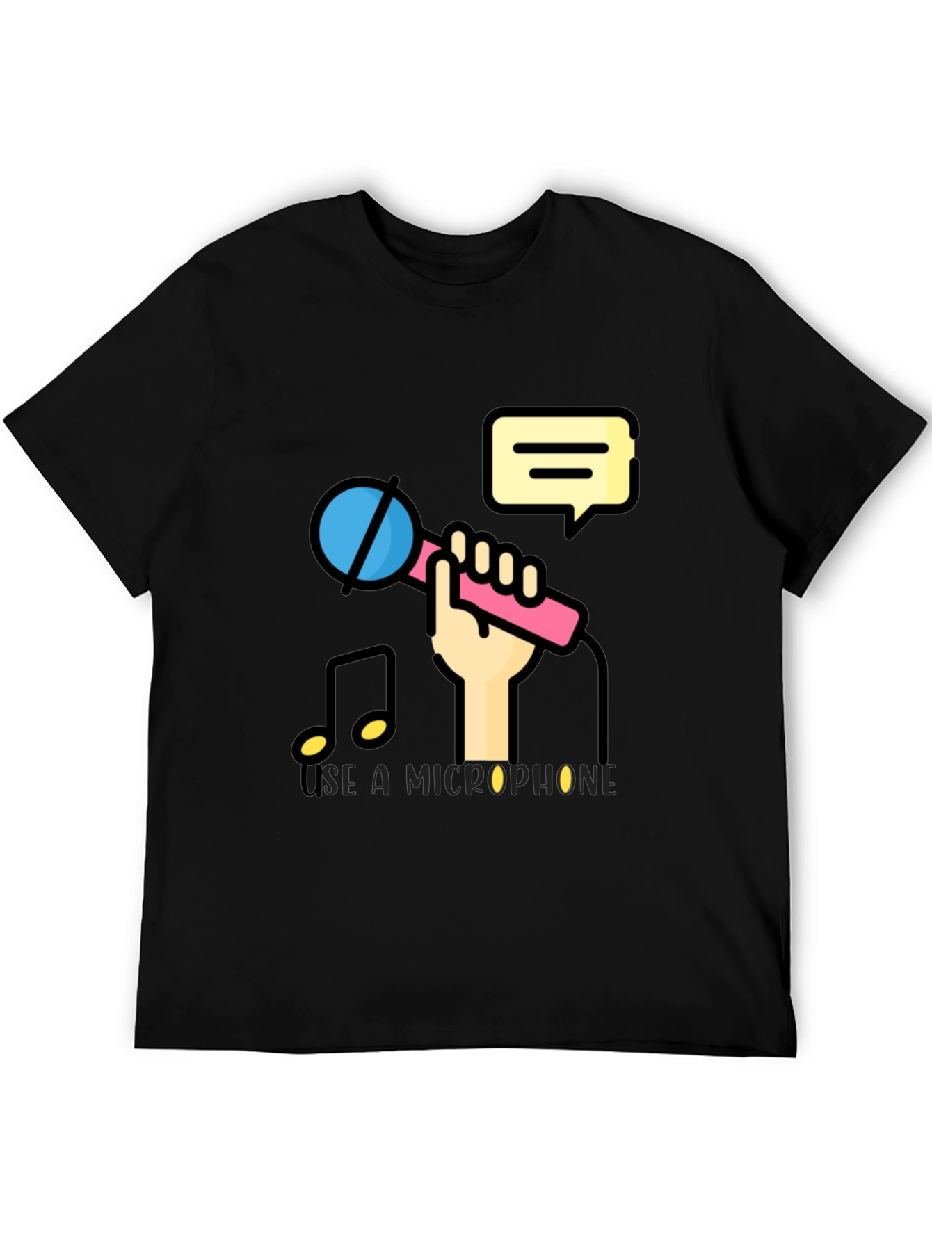 Use a Microphone T-Shirt