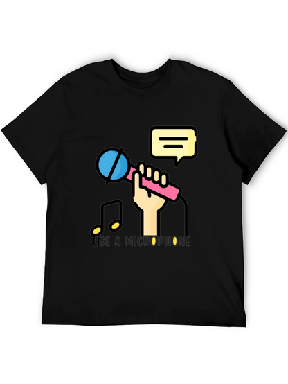 Use a Microphone T-Shirt