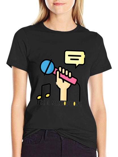 Use a Microphone T-Shirt