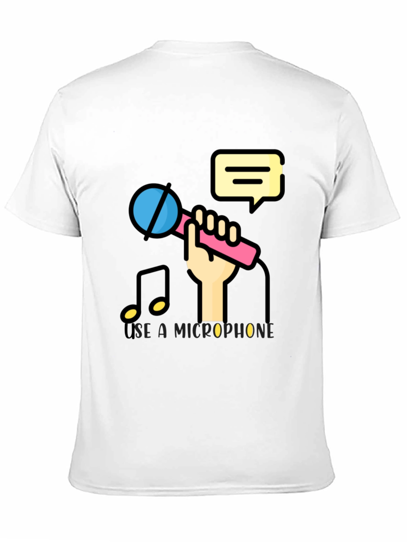 Use a Microphone T-Shirt