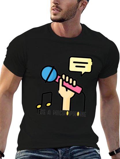 Use a Microphone T-Shirt