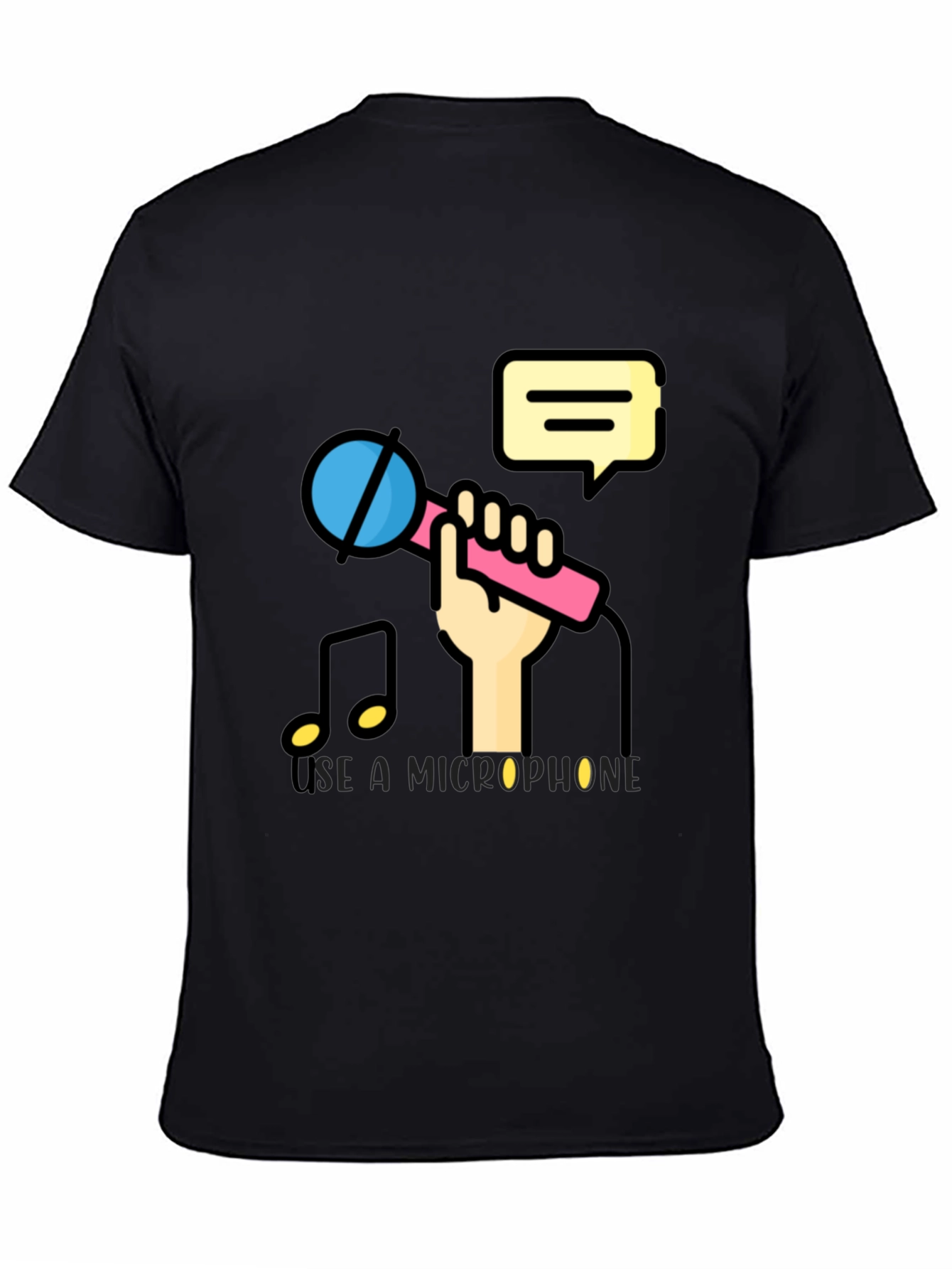 Use a Microphone T-Shirt