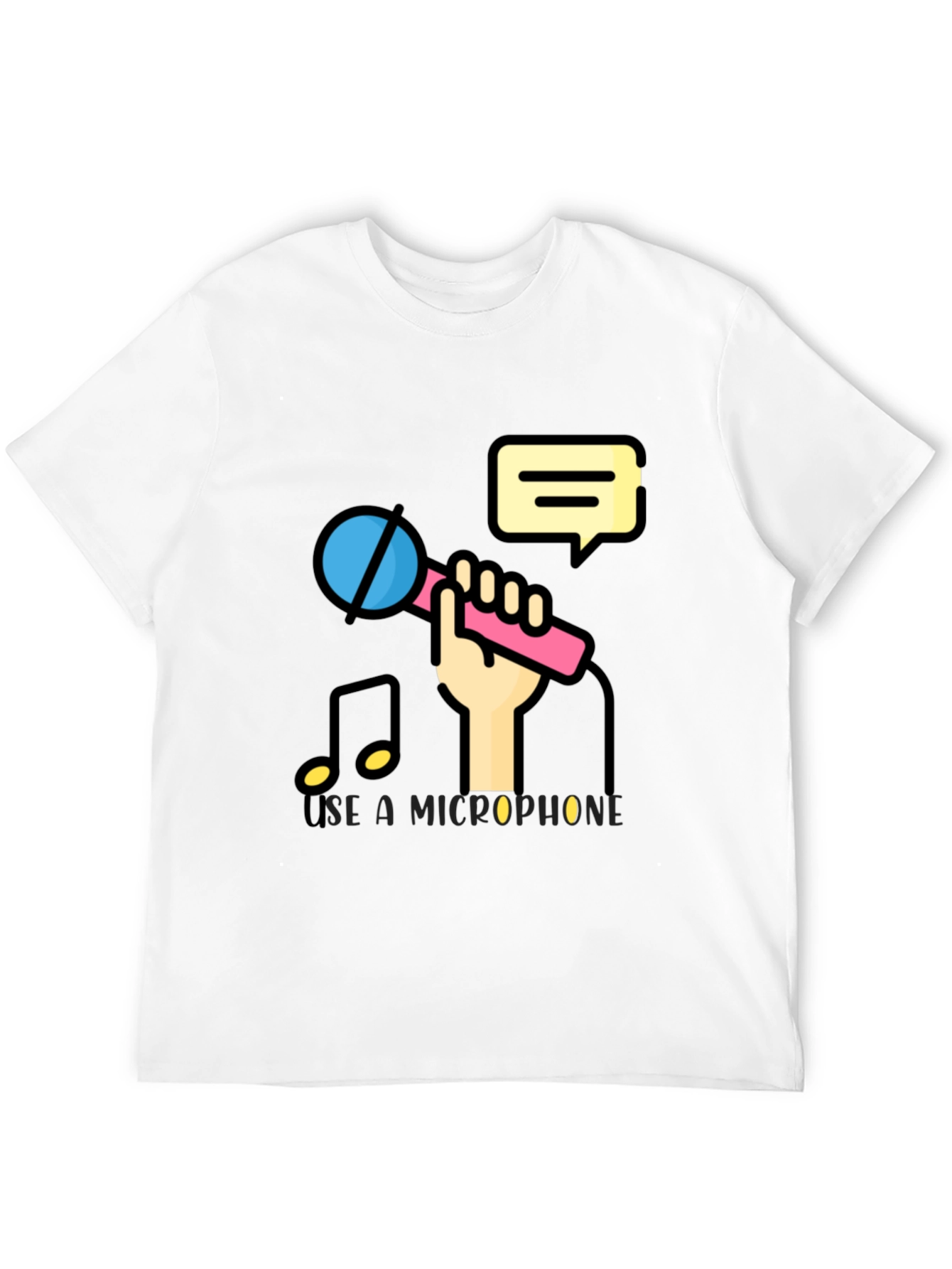 Use a Microphone T-Shirt
