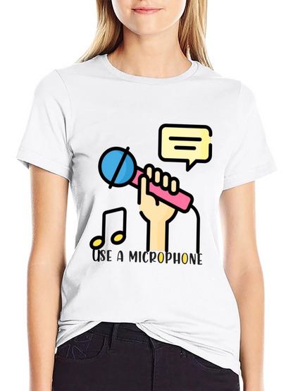 Use a Microphone T-Shirt