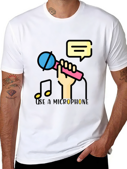 Use a Microphone T-Shirt