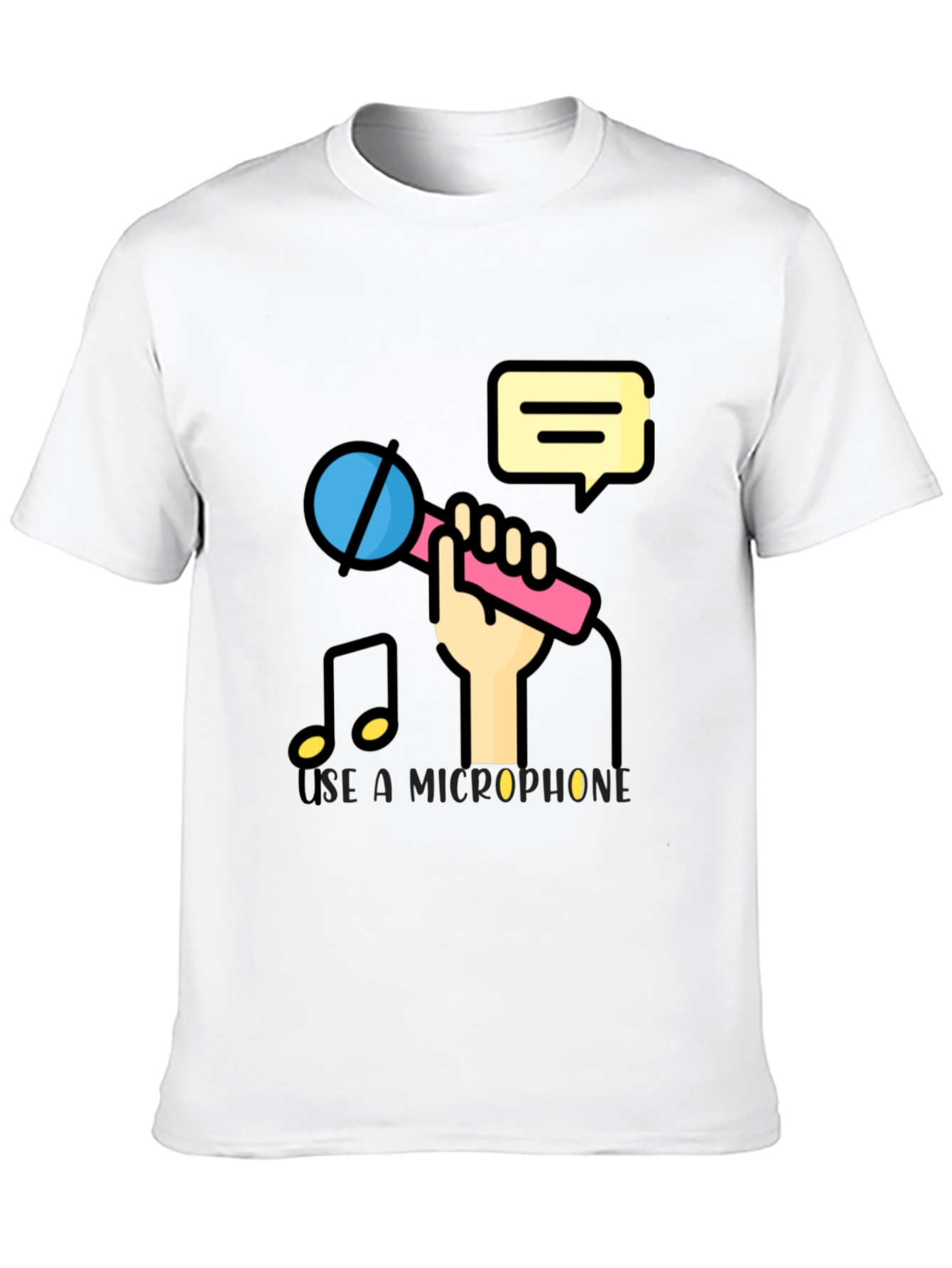 Use a Microphone T-Shirt