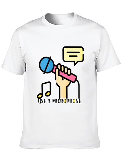 Use a Microphone T-Shirt