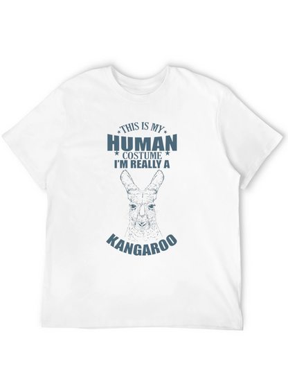 Human Costume Kangaroo Graphic Novelty Tee