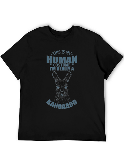 Human Costume Kangaroo Graphic Novelty Tee