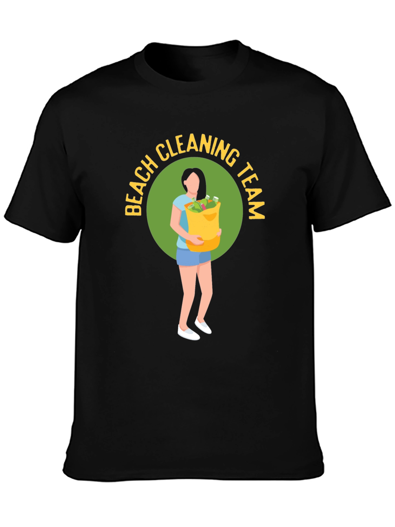 Beach Cleaning Team Graphic T-Shirt