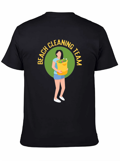 Beach Cleaning Team Graphic T-Shirt