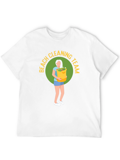 Beach Cleaning Team Graphic T-Shirt