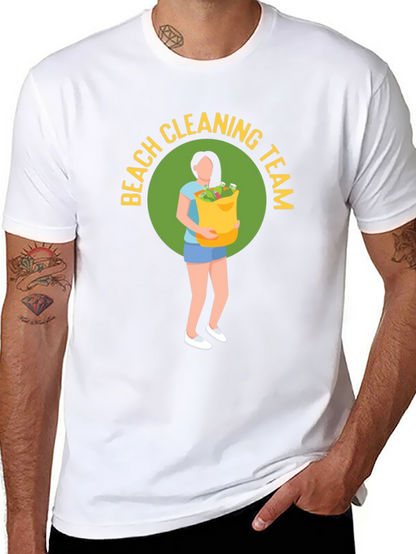 Beach Cleaning Team Graphic T-Shirt